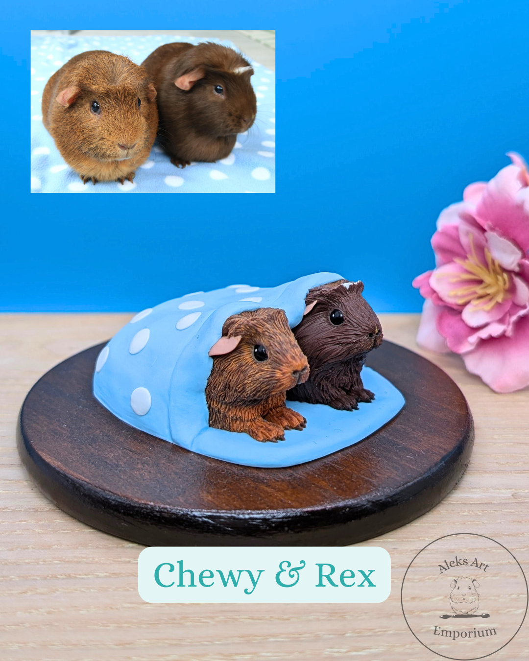 Personalised Guinea Pig Sculptures