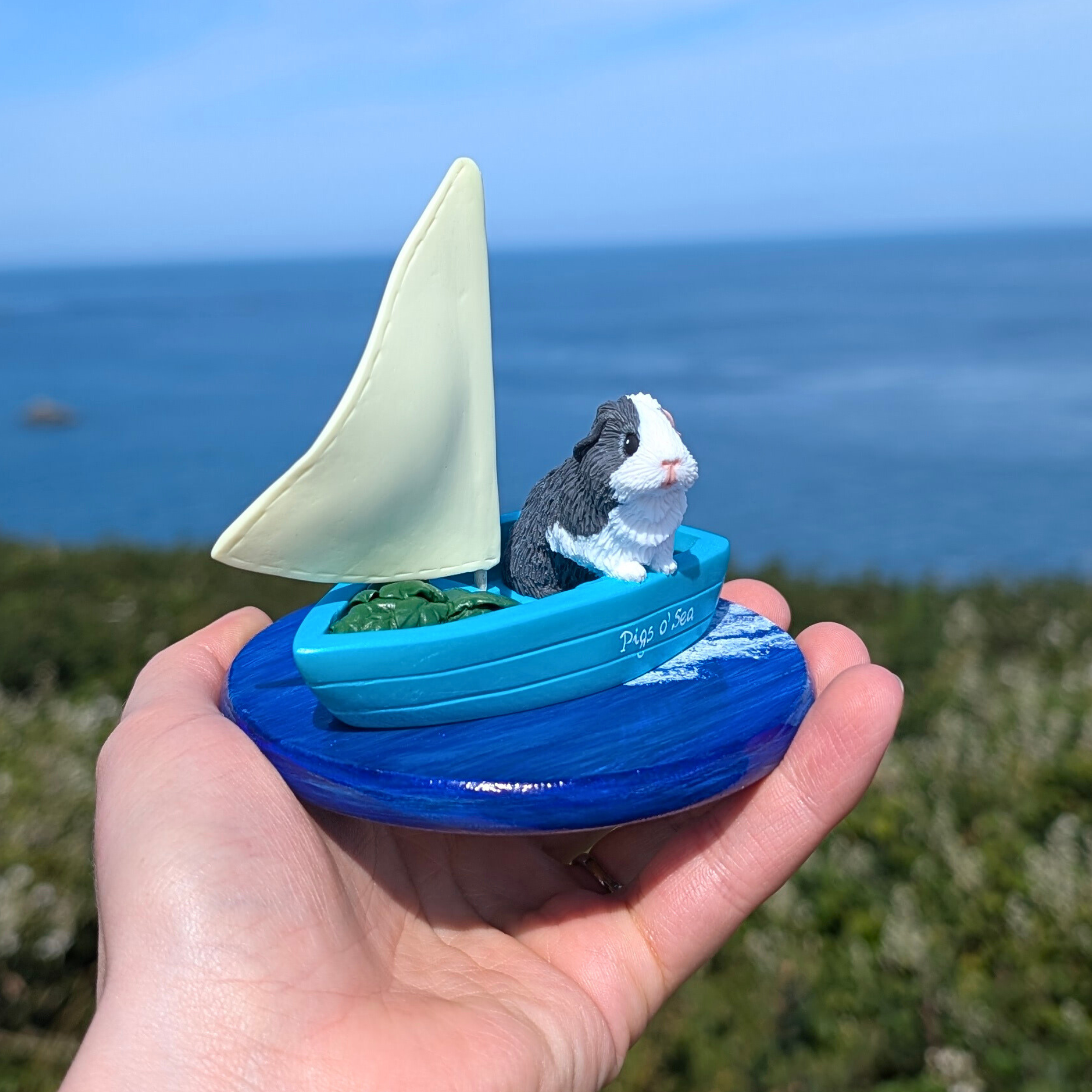 Guinea Pig Sculpture Sailing Adventure