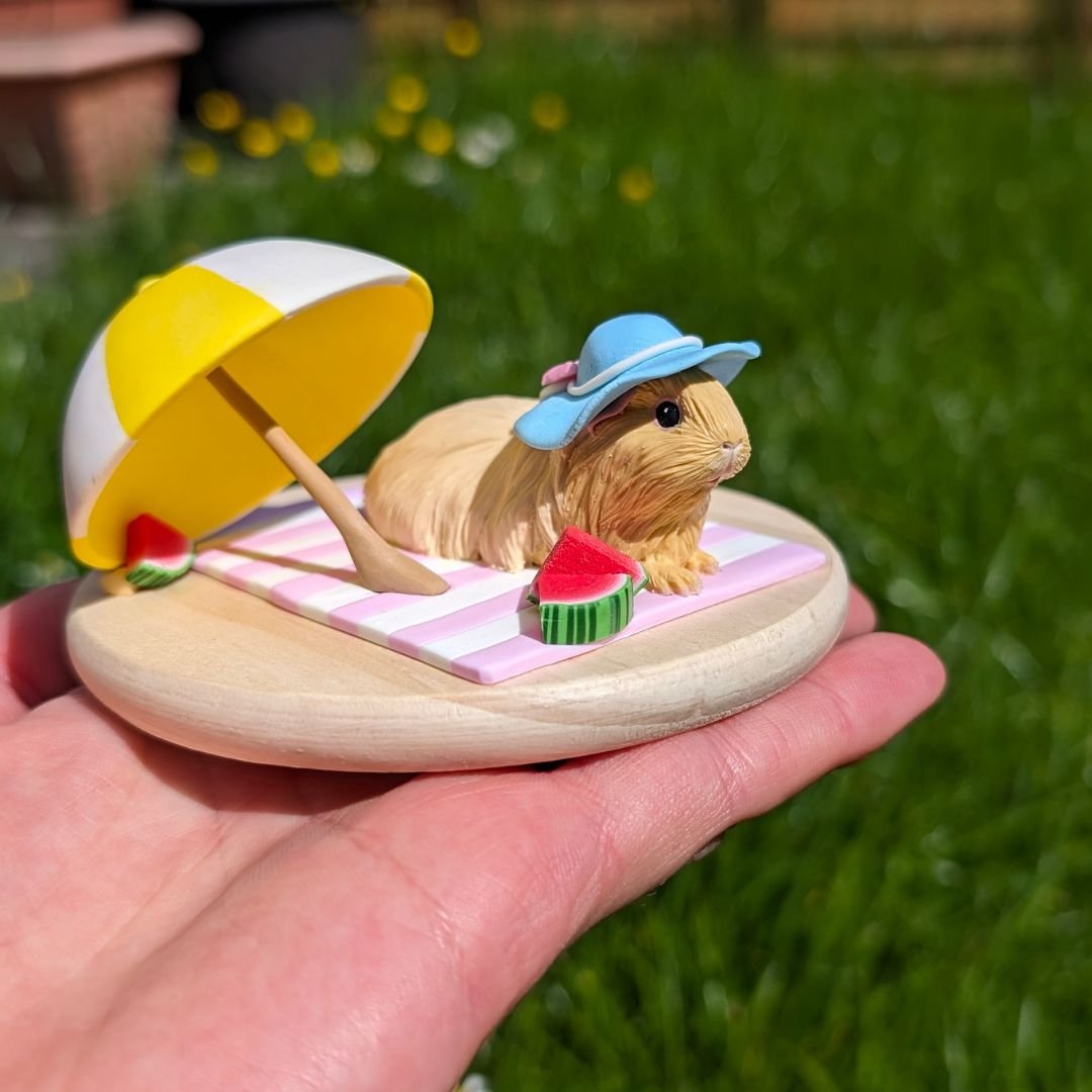Summer Guinea Pig Sculpture