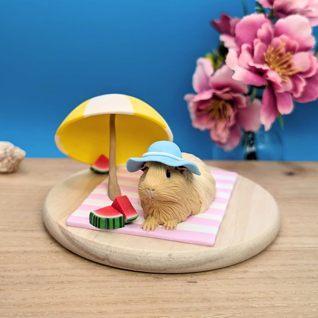 Summer Guinea Pig Sculpture