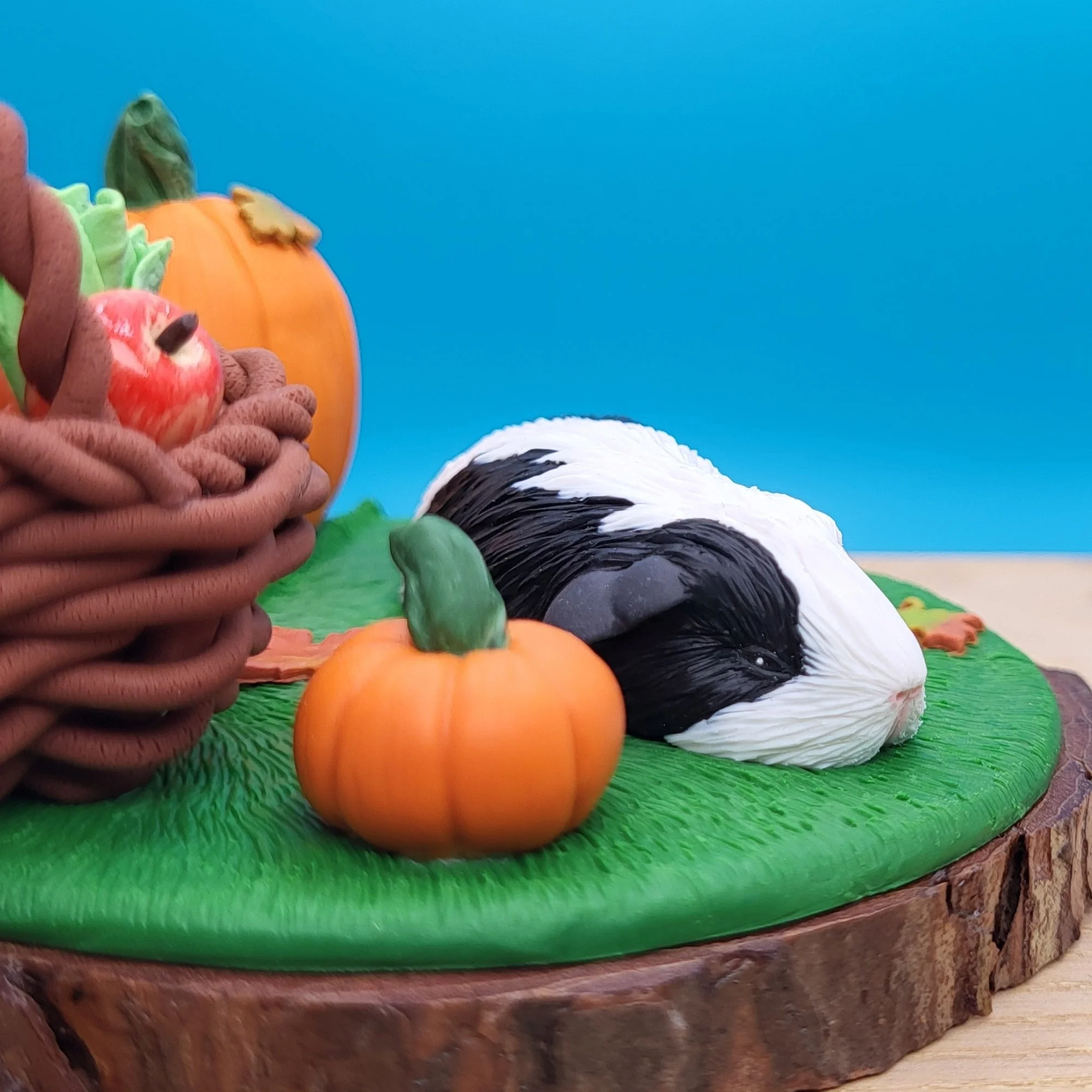 Autumn Harvest Guinea Pig Sculpture 