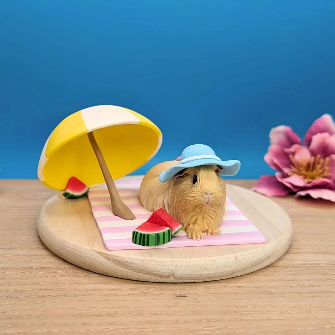 Summer Guinea Pig Sculpture