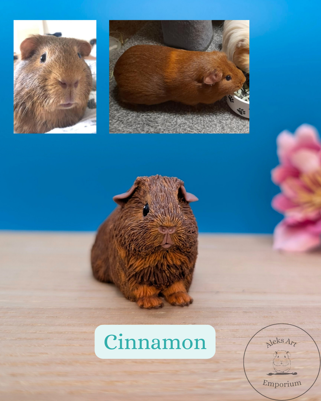 Personalised Guinea Pig Sculptures