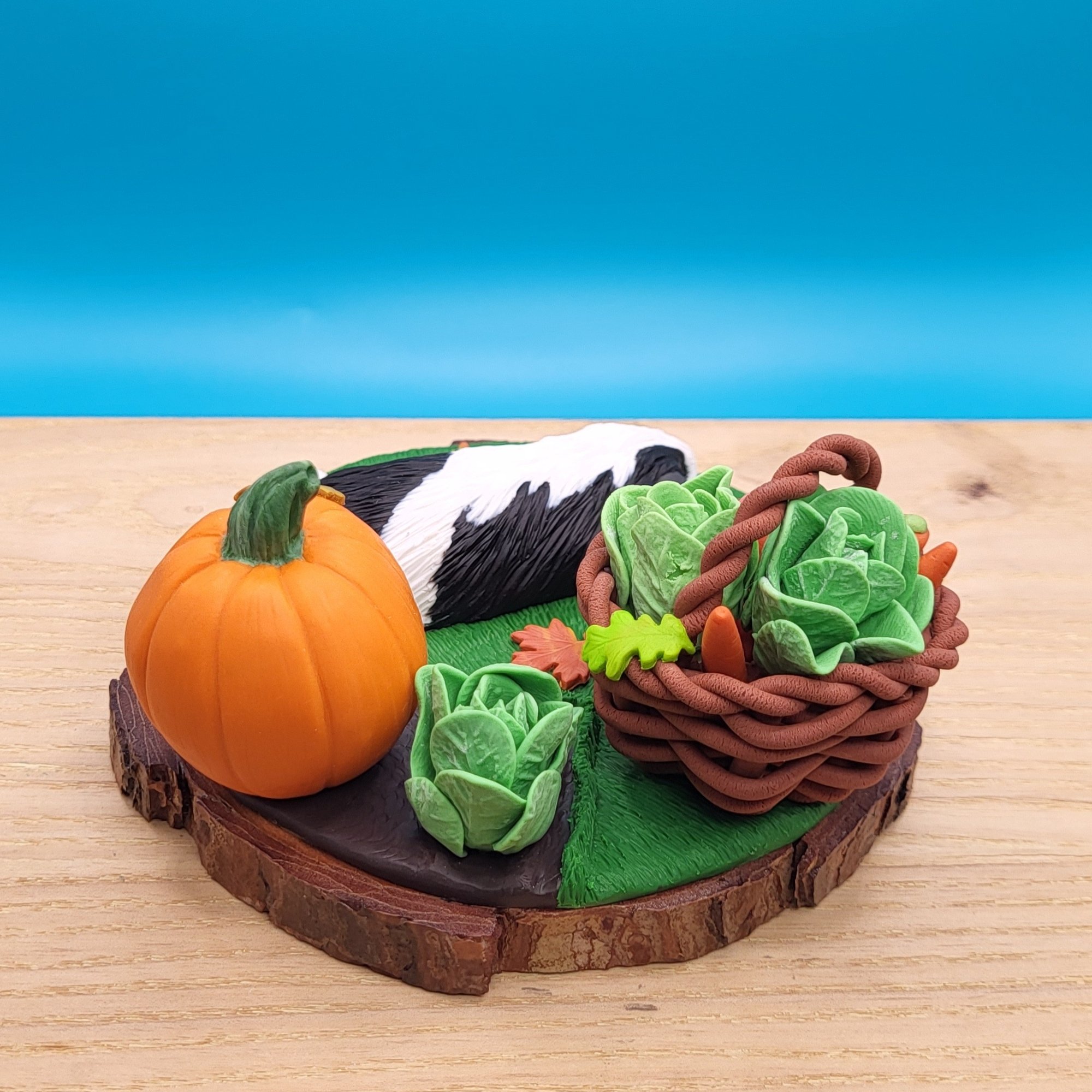 Autumn Harvest Guinea Pig Sculpture 