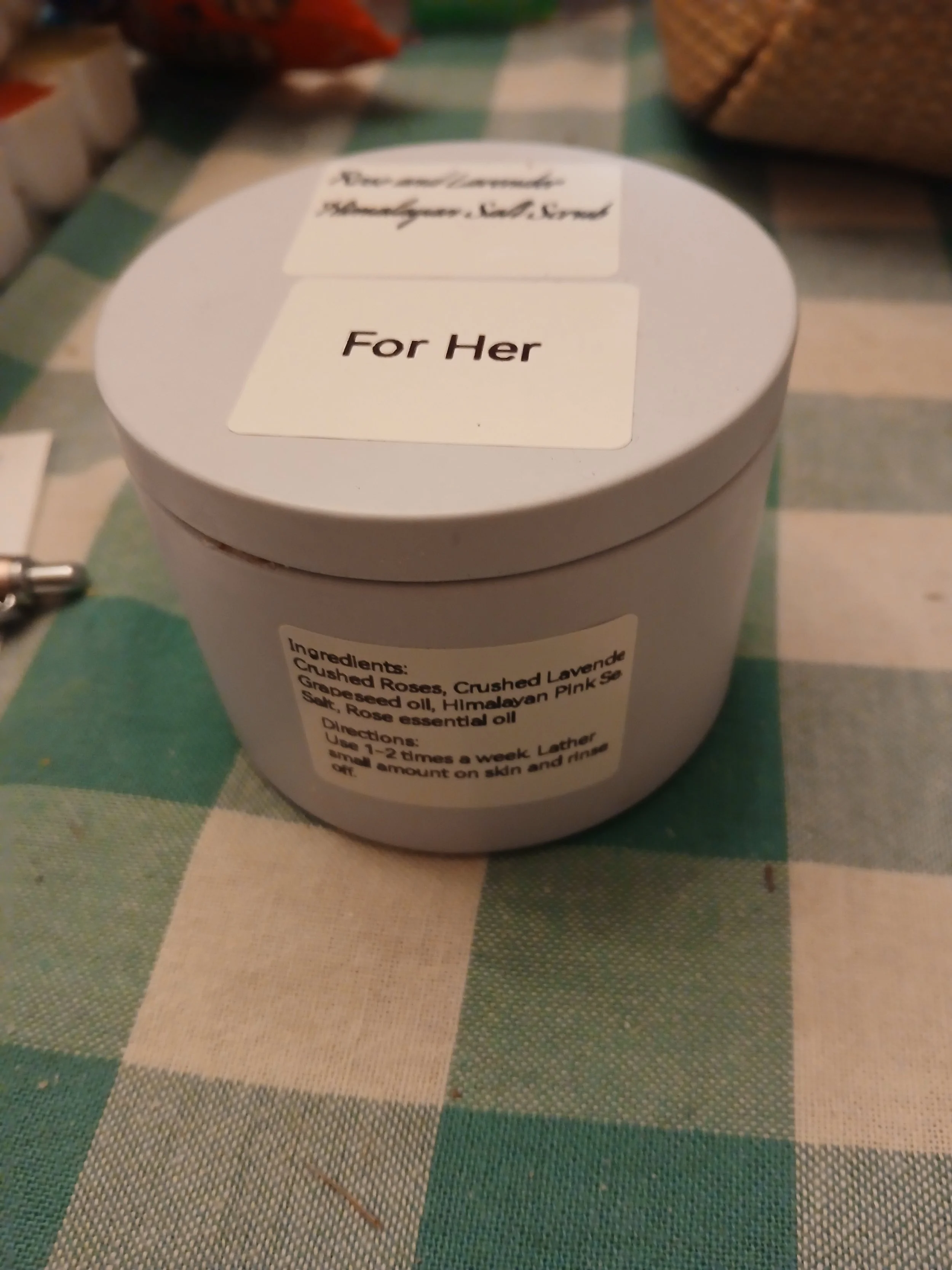 Pink Himalayan Sea Salt Scrub for Her