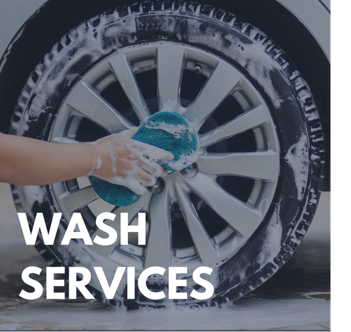 Car receiving a full-service wash at Casey’s Car Wash in Fort Collins