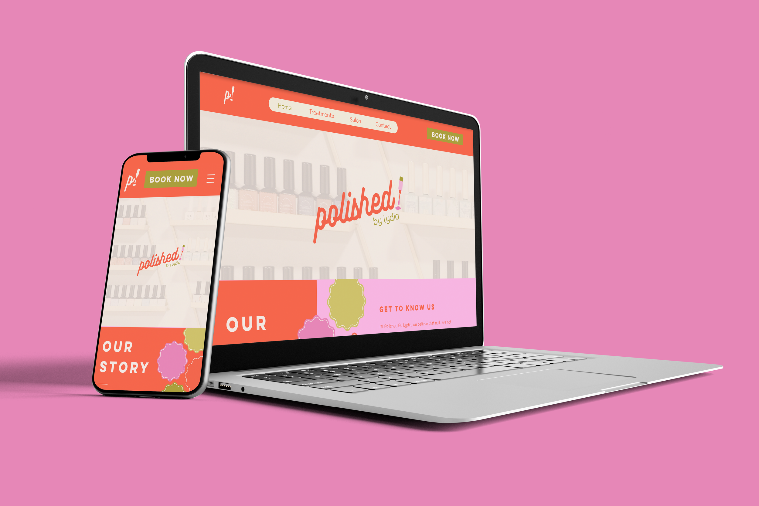 Polished By Lydia Brand Identity