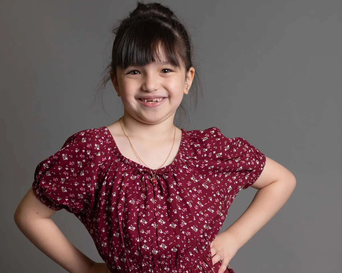 preschool child photoshoot