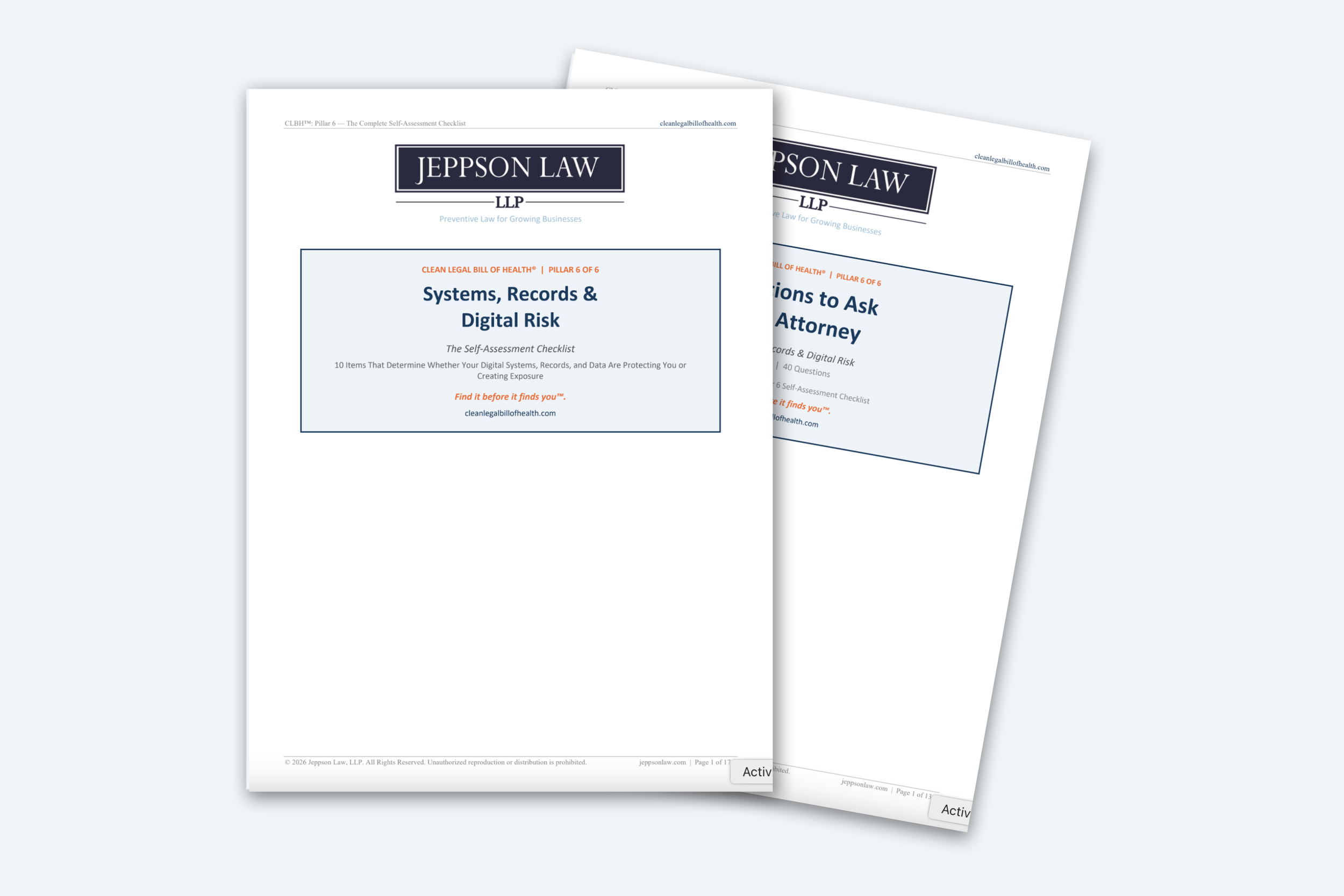 Pillar 6 Checklist: Systems, Records & Digital Risk