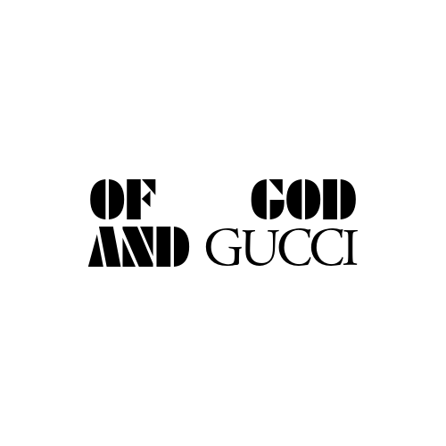 OF GOD AND GUCCI LOGO DESIGN