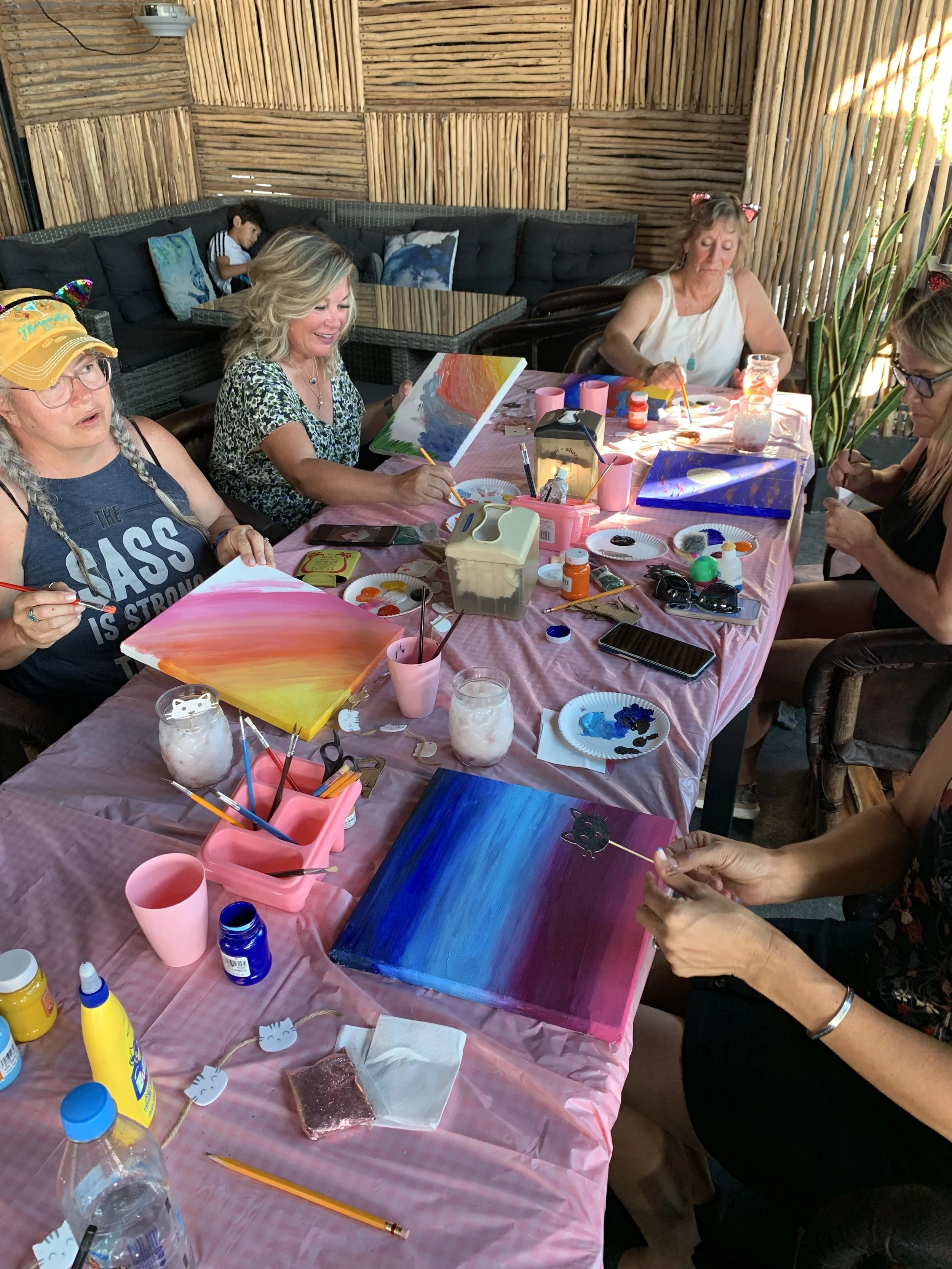 Group Acrylic Painting Classes
