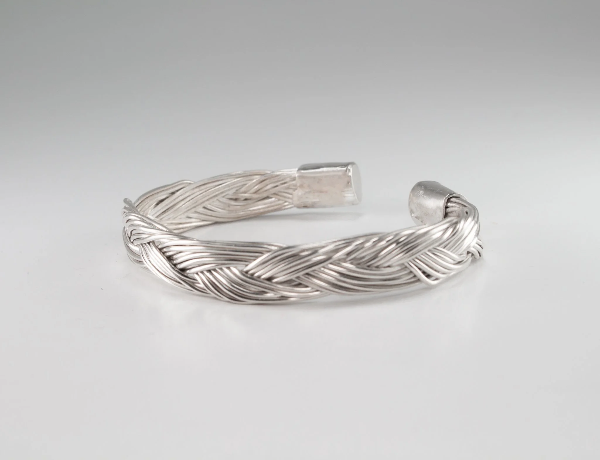 Sterling Woven Cuff Bracelet