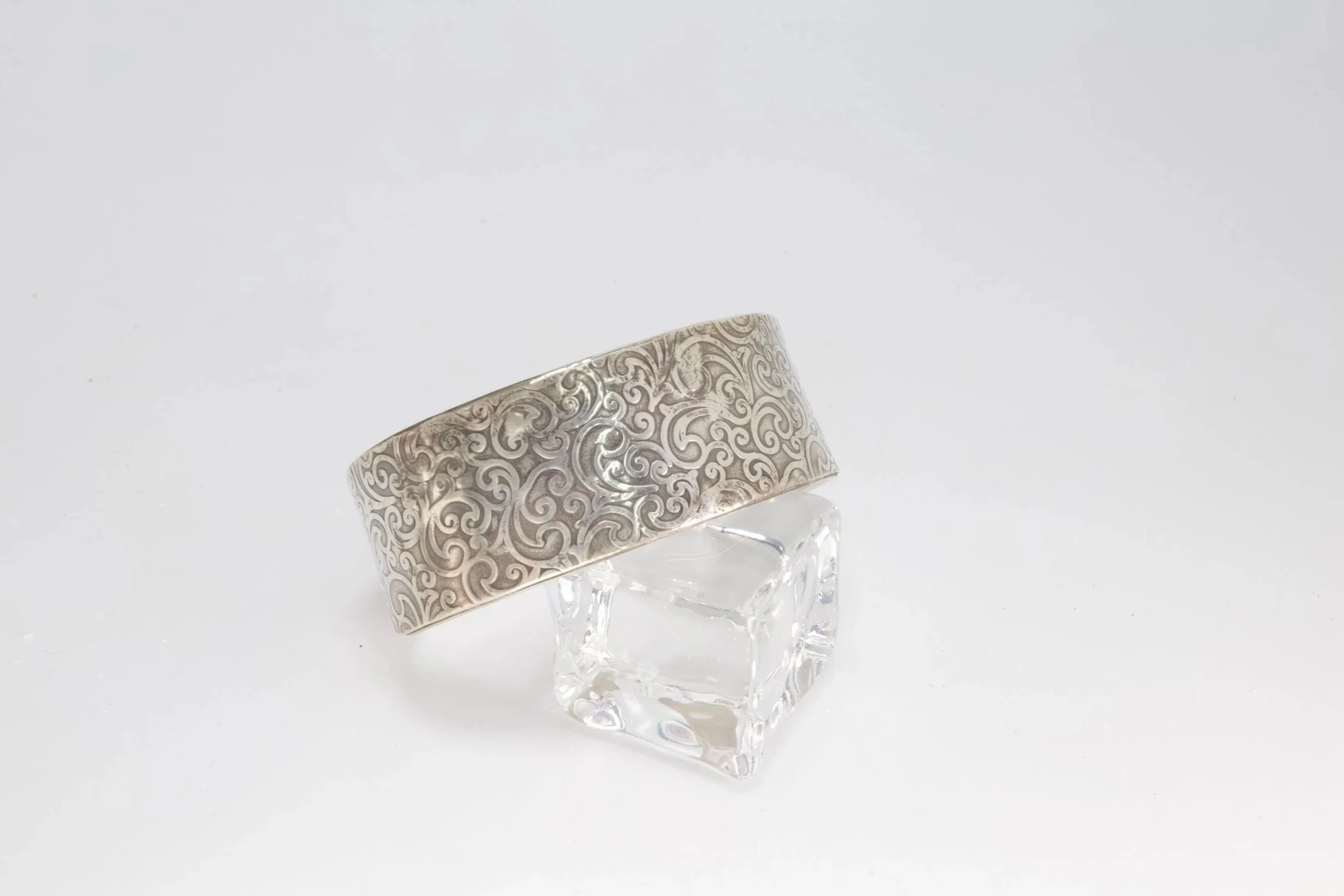 Sterling Silver Patterned Cuff