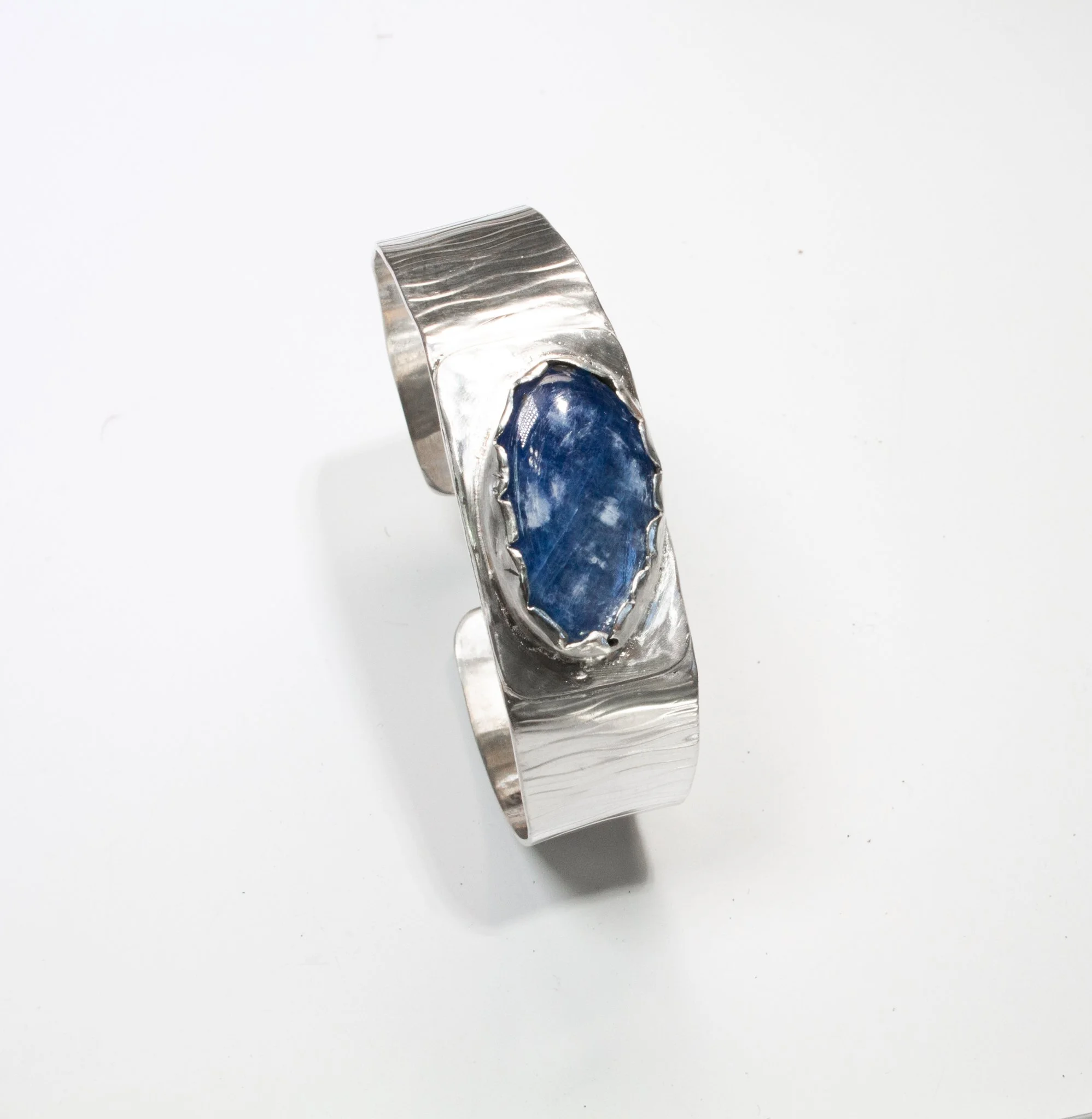 Lapis and Sterling Cuff Brcelet