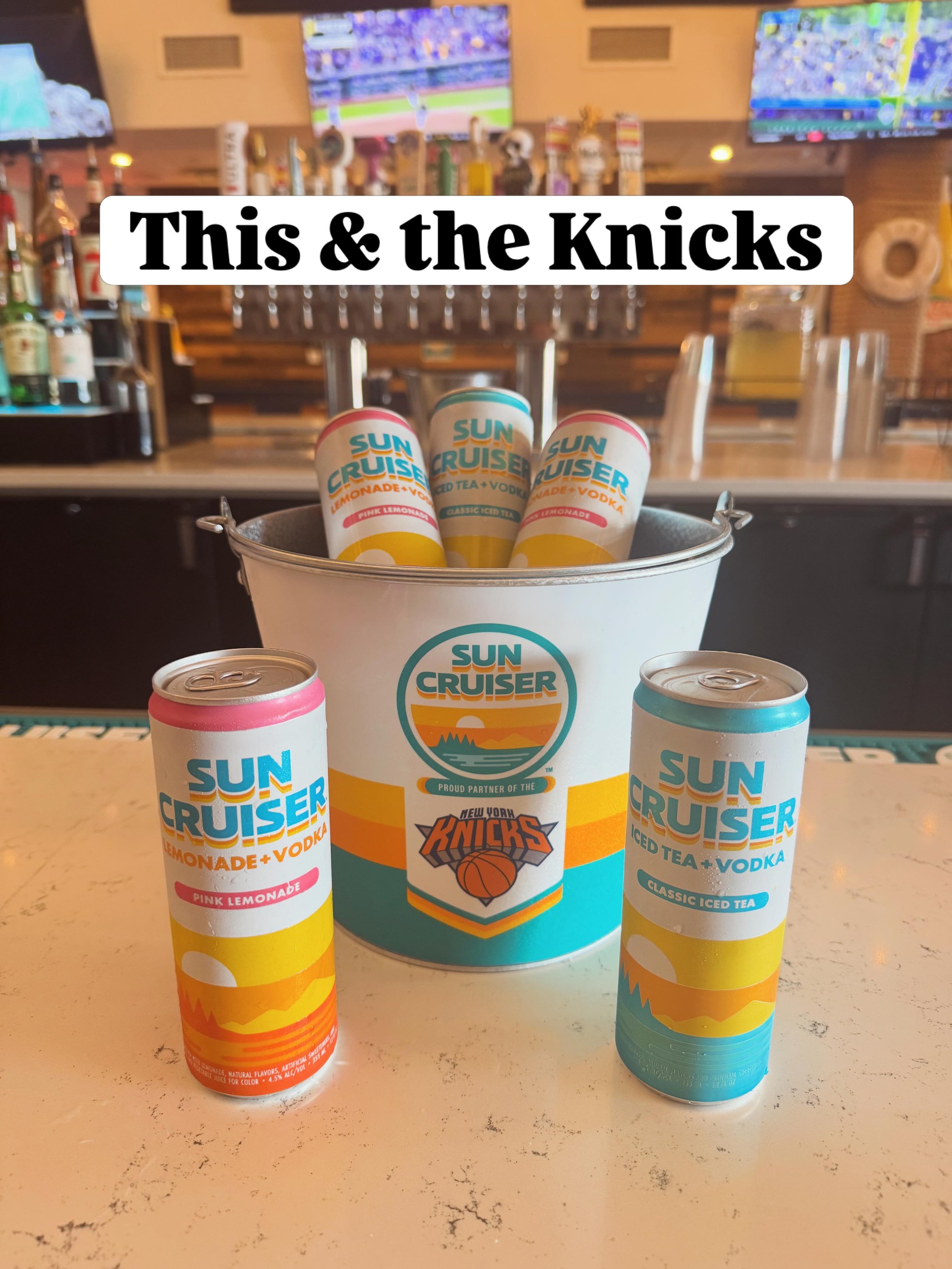 You know the deal.. $30 Sun Cruiser buckets and 50% off your bill WHEN the Knicks win. #knicksin5