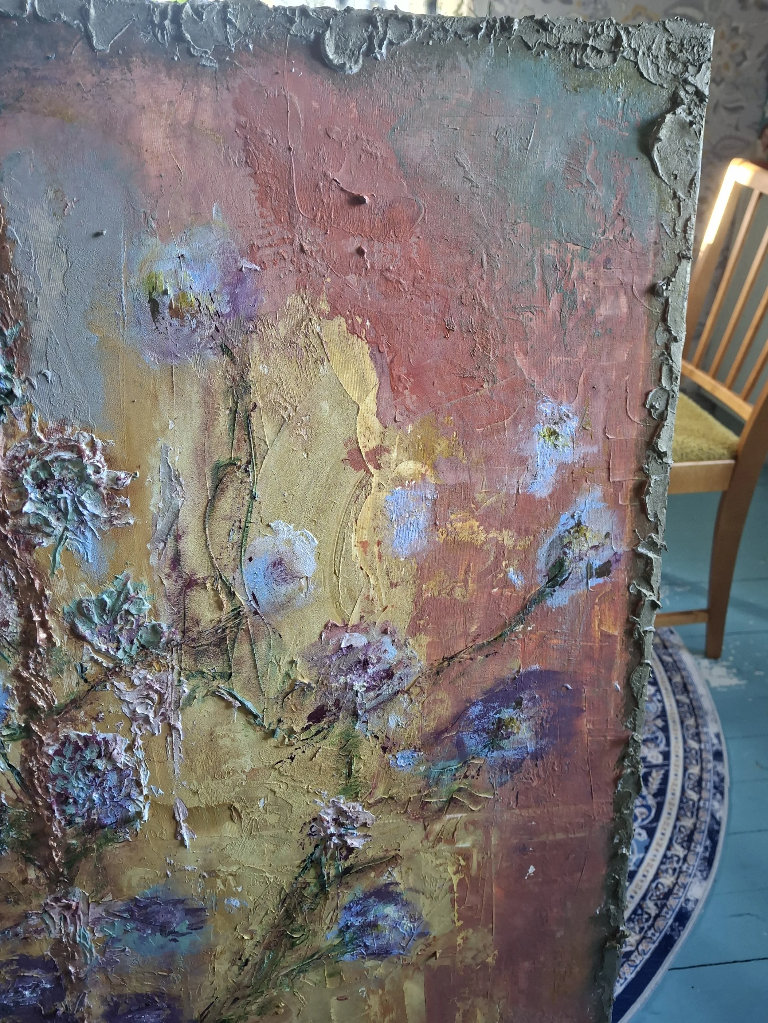 Relic of the Golden Bloom
Akryylimaalaus, Textured art, Abstrakti taide