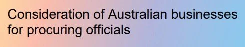 Selling to Government: What the New “Australian Business” Definition Means for Tenderers