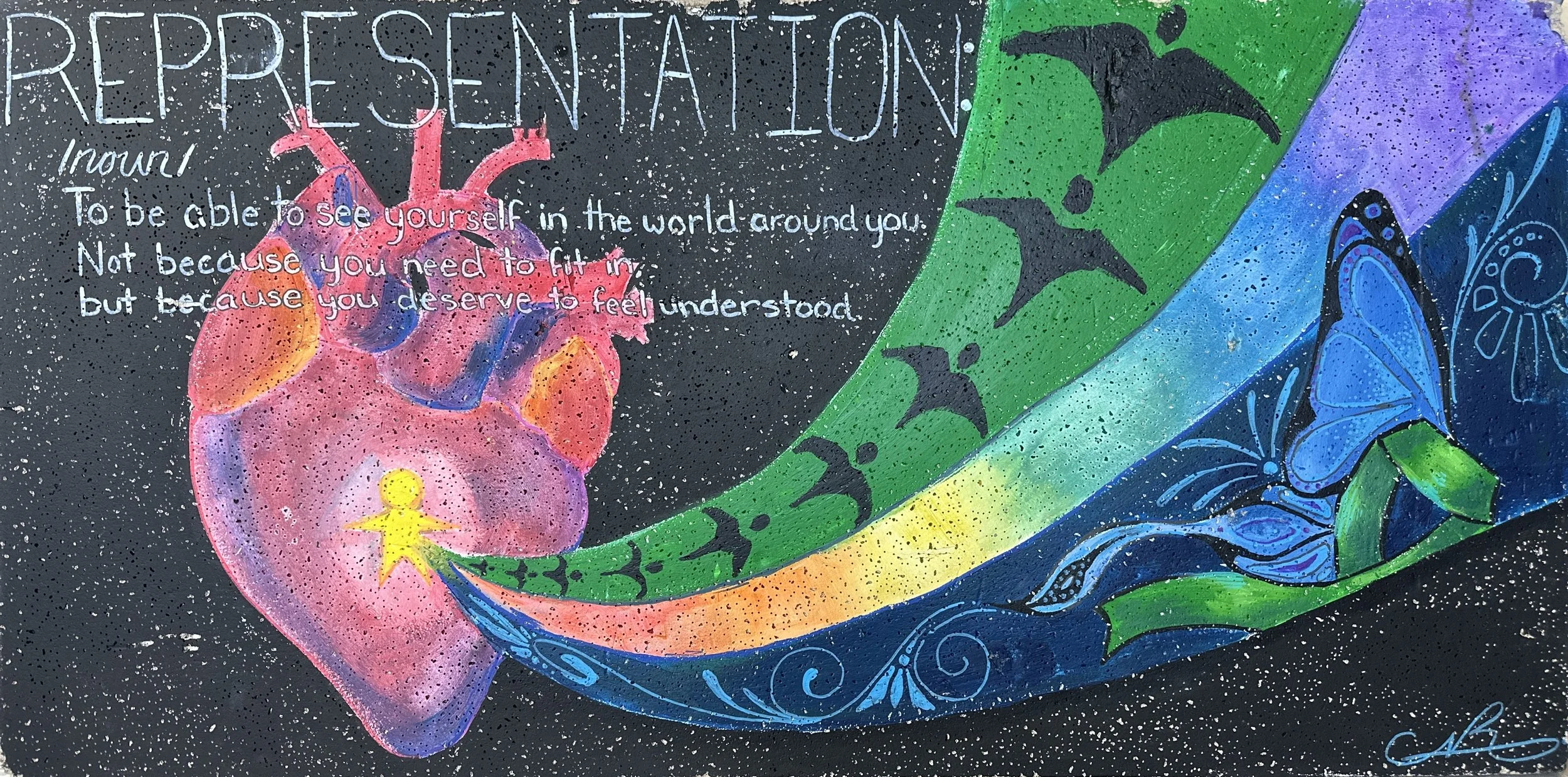 "Representation", Acrylic on Ceiling Board, -- , 05/15/26