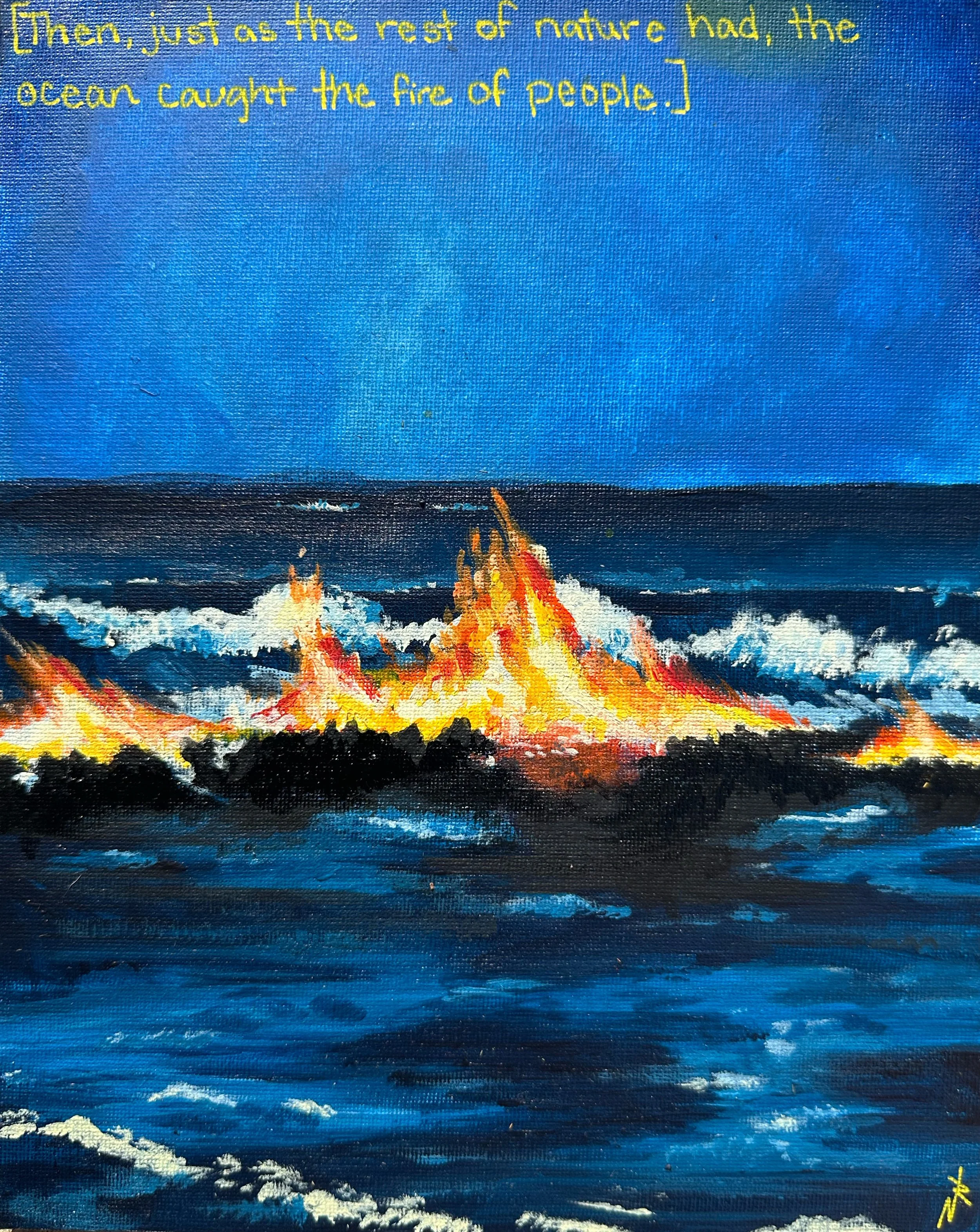 "Fire of People", Acrylic, --, 09/08/24