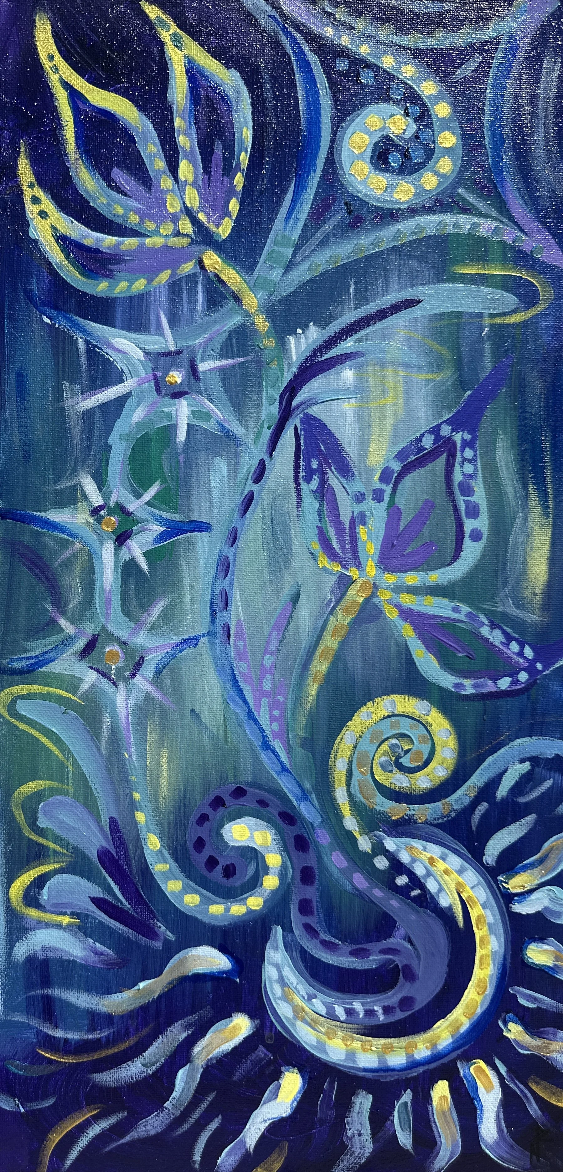 "- The night must come", Acrylic, -- , 08/02/26