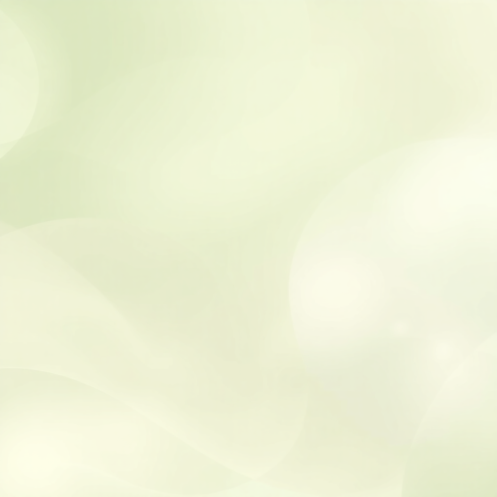 A blurred, soft pastel green abstract background with light bokeh effects.