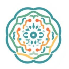 Geometric drawing of an outline square with sections divided by vertical, horizontal, and diagonal lines.