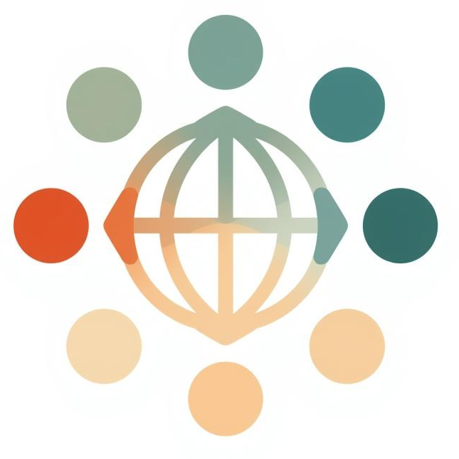 Geometric drawing of an outline square with sections divided by vertical, horizontal, and diagonal lines.