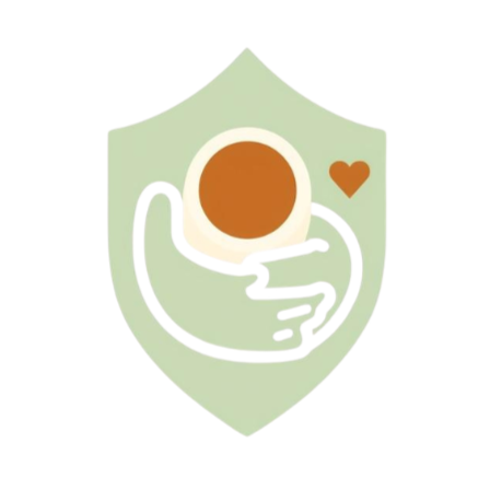 Geometric drawing of an outline square with sections divided by vertical, horizontal, and circle lines.