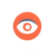 Geometric drawing of an outline square with sections divided by vertical, horizontal, and diagonal lines.