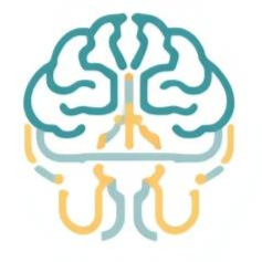 Geometric drawing of an outline square with sections divided by vertical, horizontal, and circle lines.