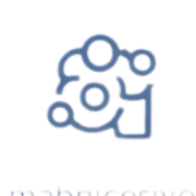 Geometric drawing of an outline square with sections divided by vertical, horizontal, and diagonal lines.