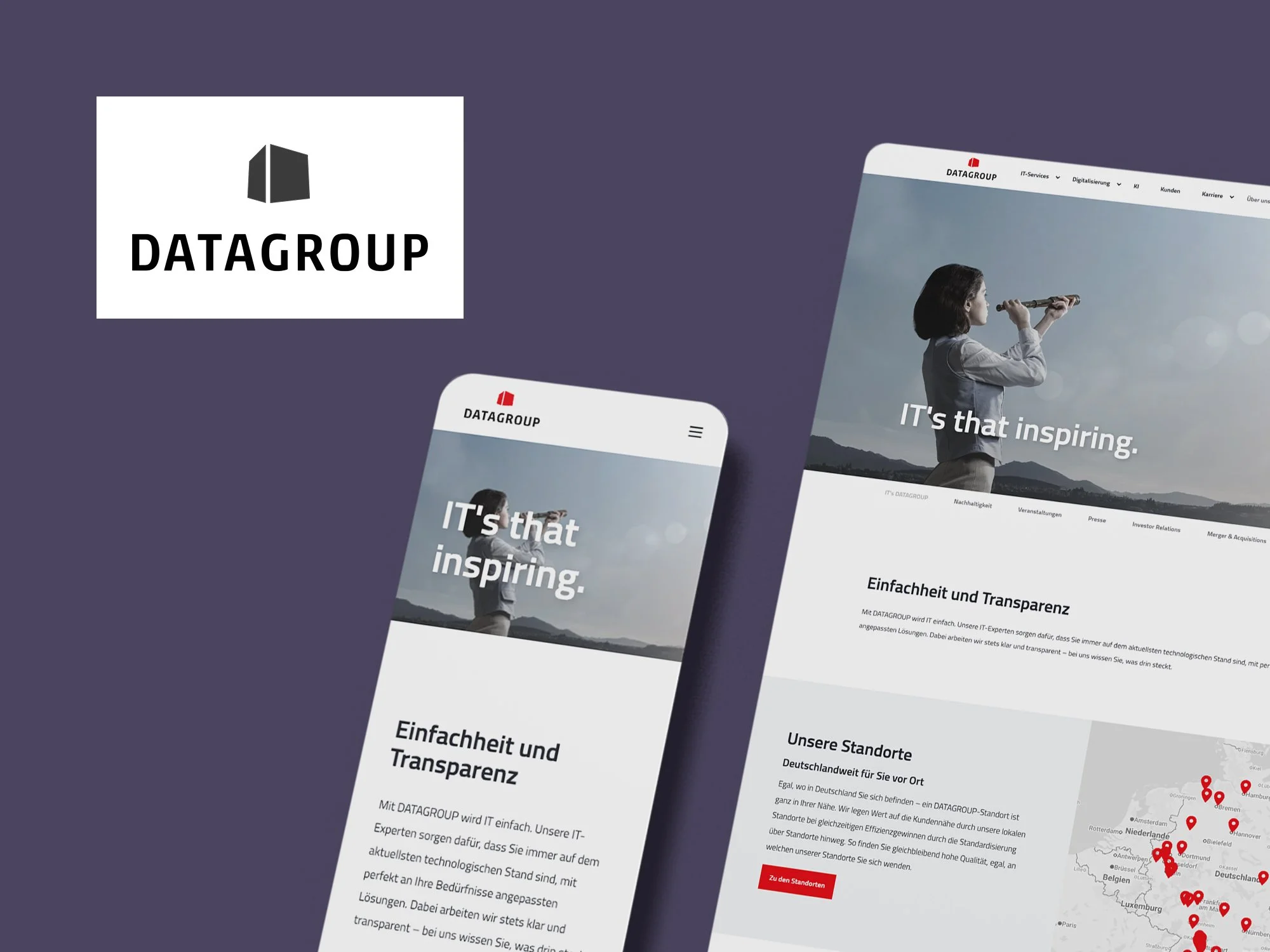 DATAGROUP — Website Migration &amp; Strukturierung