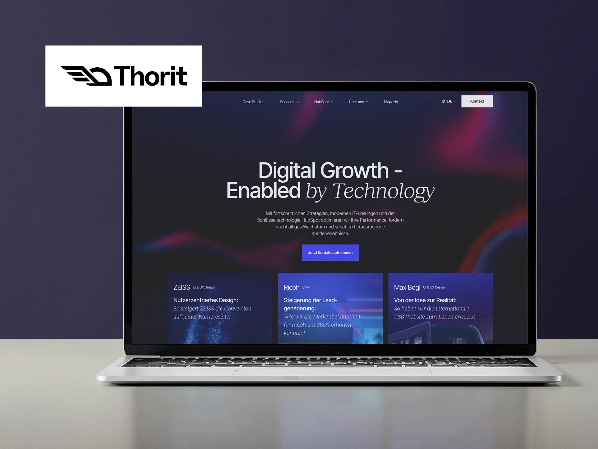 Thorit — Website Redesign &amp; Umsetzung