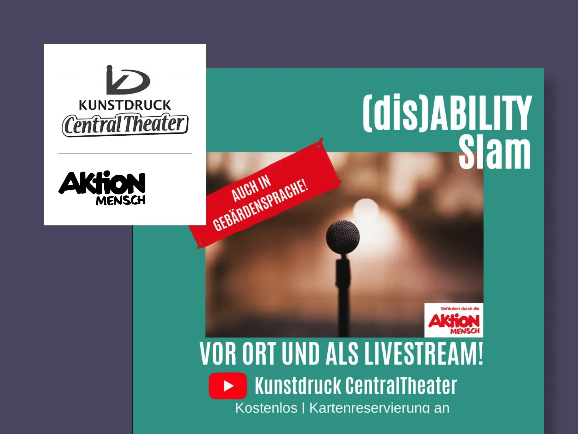 KDCT — (Dis)Ability Slam Livestream Produktion