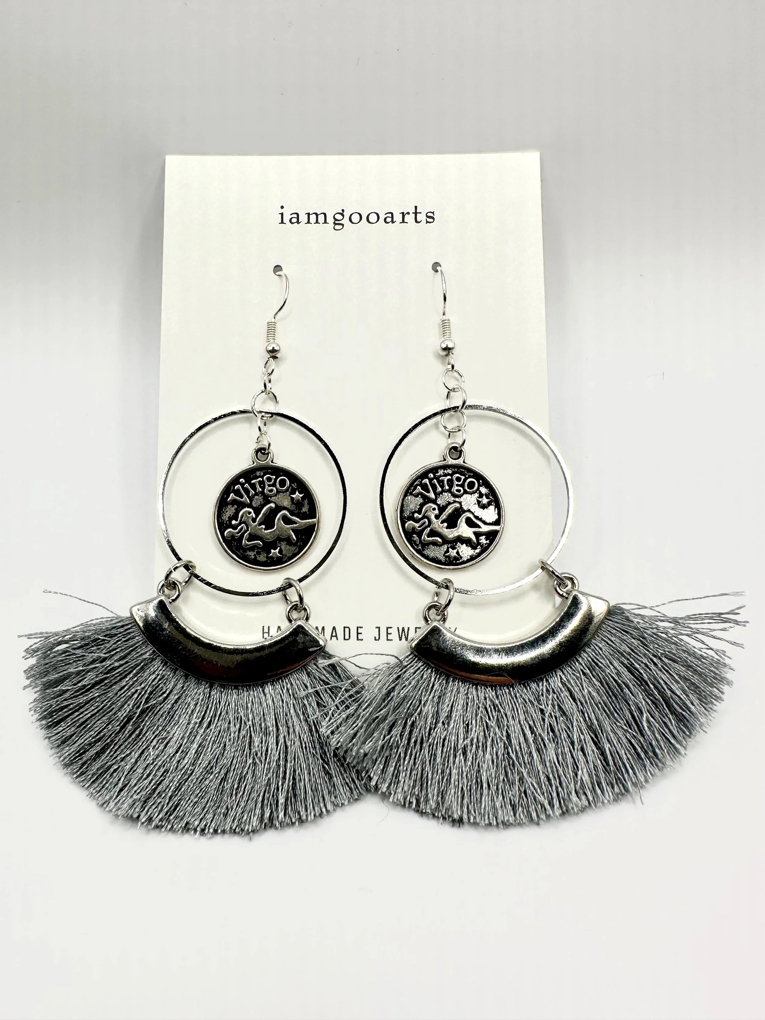 Virgo Fan Earrings