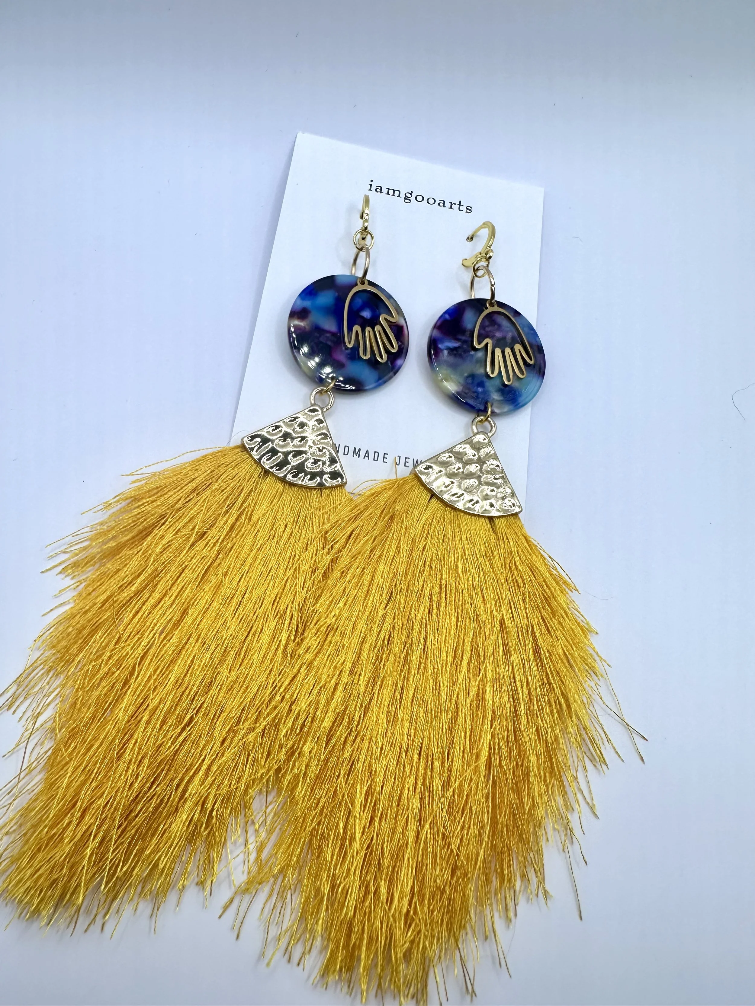 Golden Hands Earrings