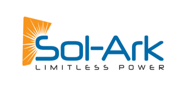 Sol-Ark logo with an orange sunburst and blue text, and the slogan 'Limitless Power' underneath.