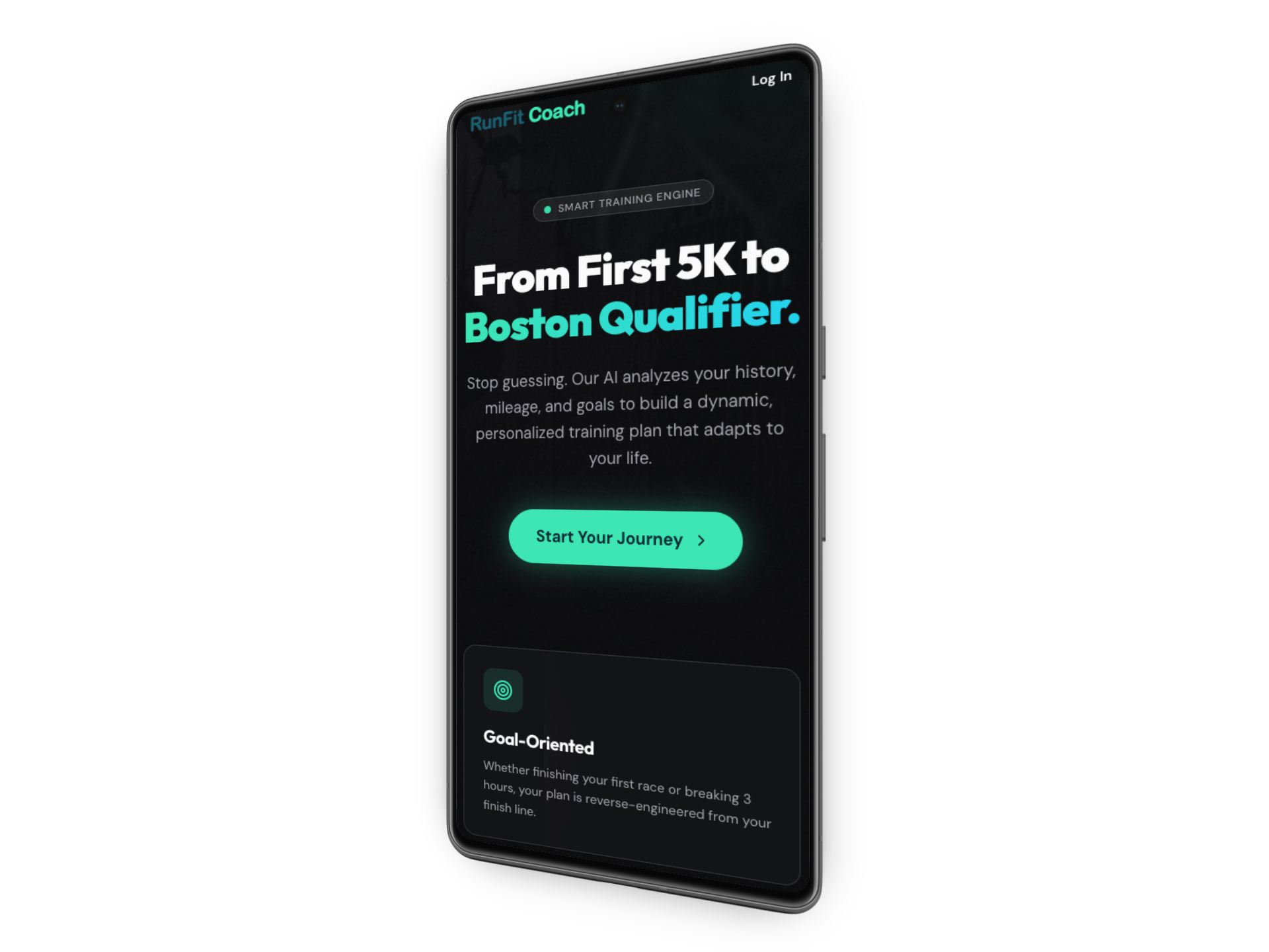 An AI Running ap that analyzes your history, mileage, and goals, to build an individualized plan