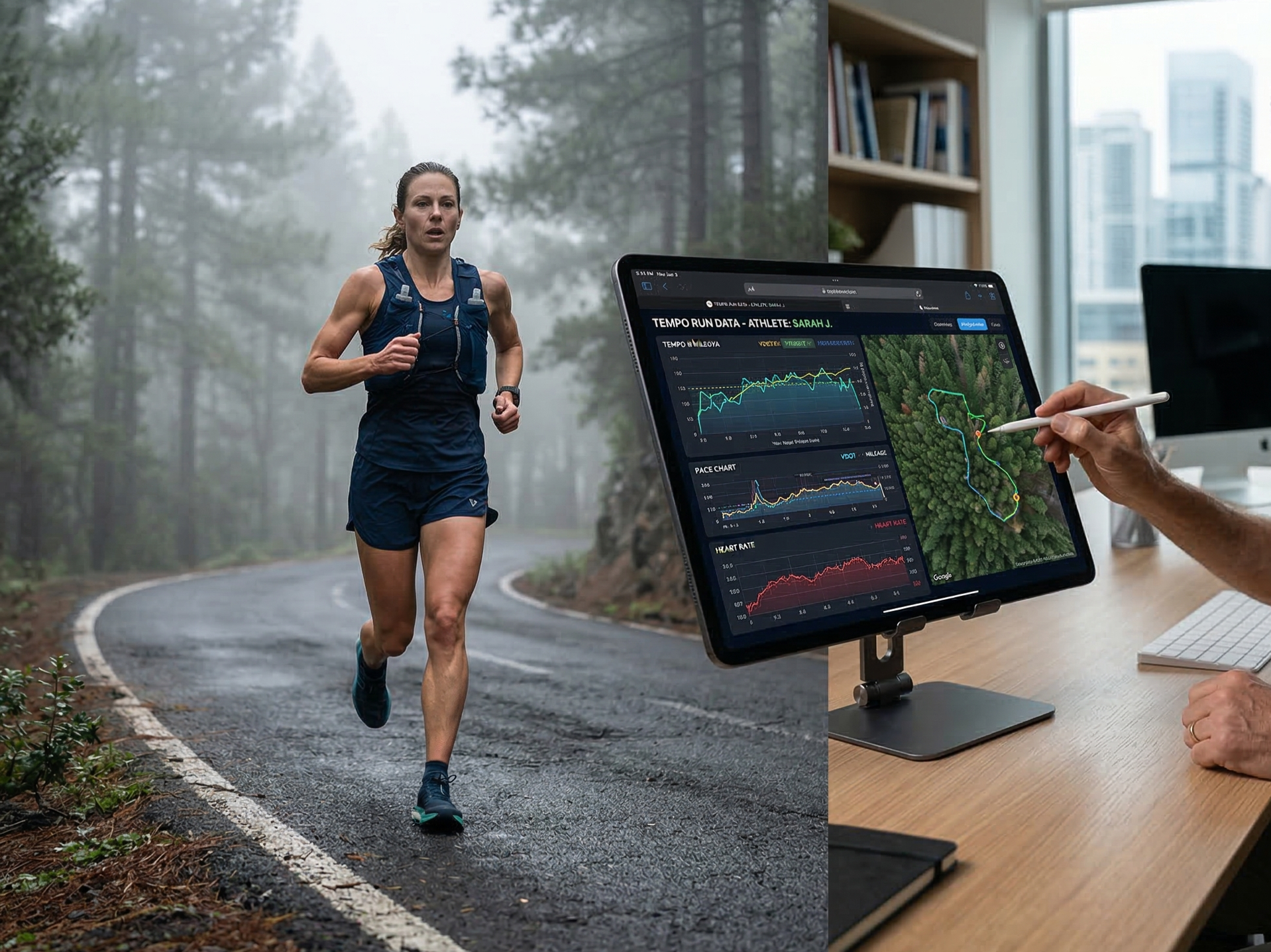 A Runfitcoach athlete can measure their performance and recovery