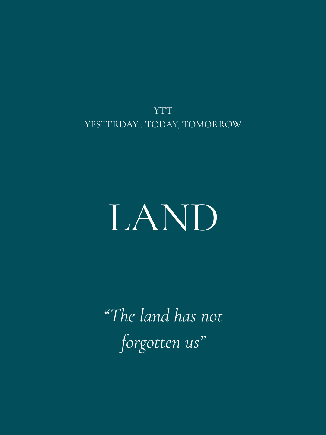 Land- A YTT Pillar