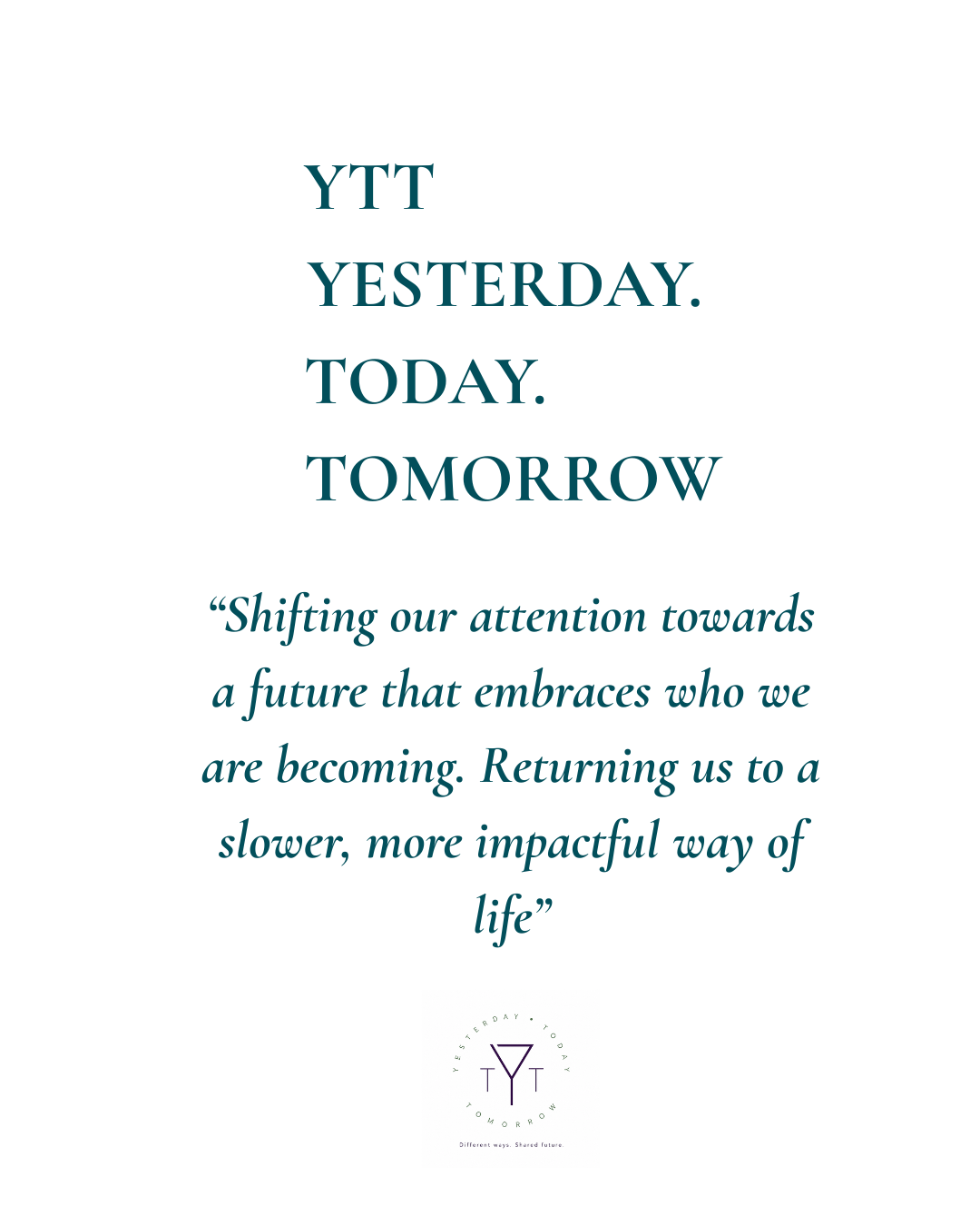The YTT Manifesto