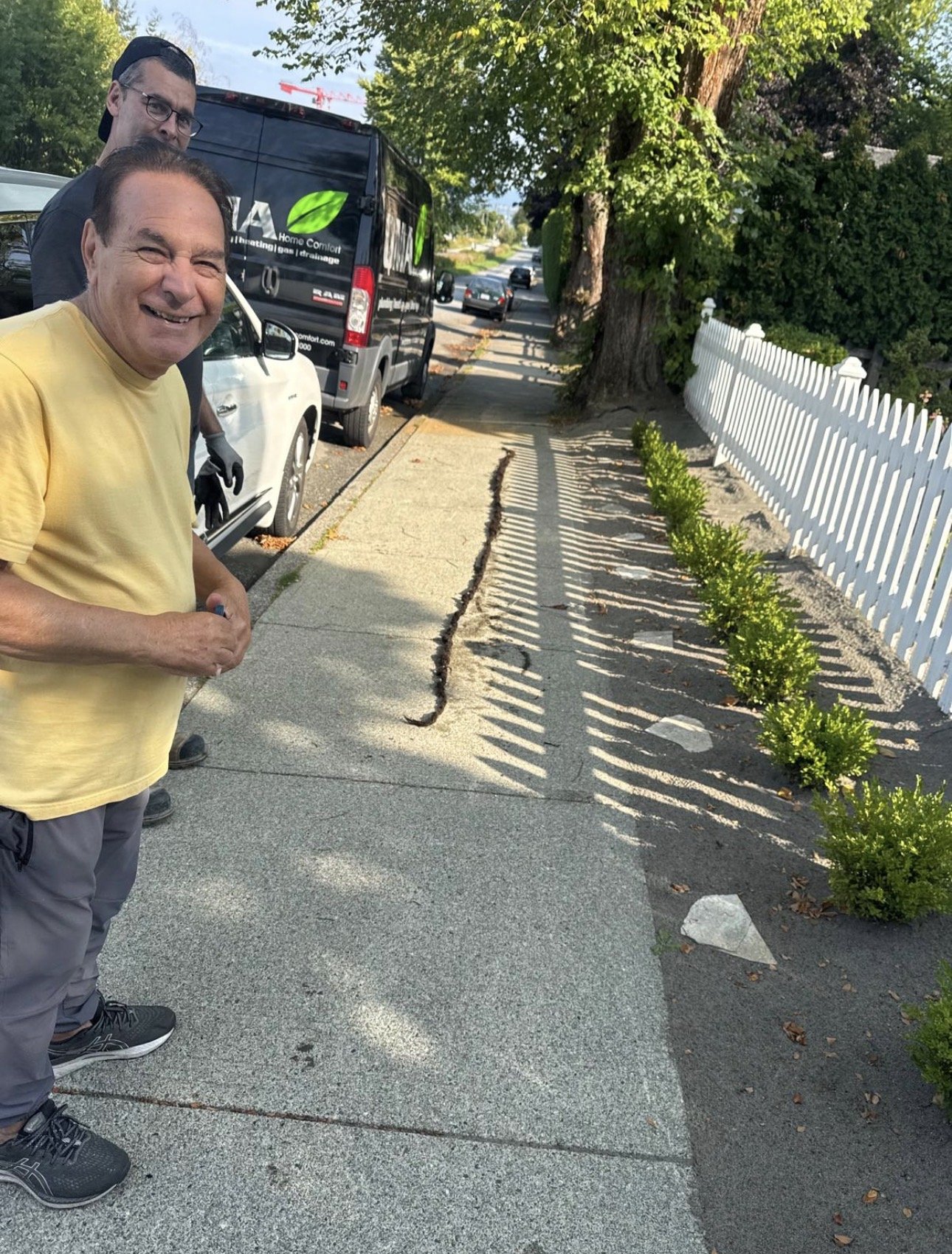 Satisfied customer following a local drain blockage removal. Burnaby, North Vancouver, West Vancouver, Vancouver, Coquitlam, Lower Mainland, British Columbia