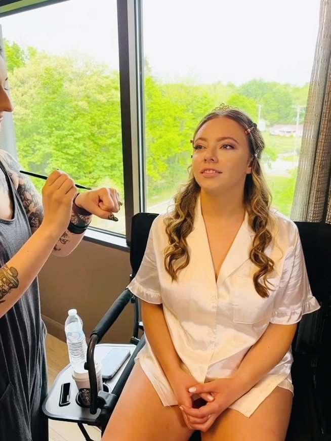Congratulations to the Brandts! 🖤✨

It was such an honor to be part of your beautiful day and create bridal glam for the stunning Jess! Thank you for trusting Blush &amp; Blood Artistry to bring your vision to life. Wishing you both a lifetime fille