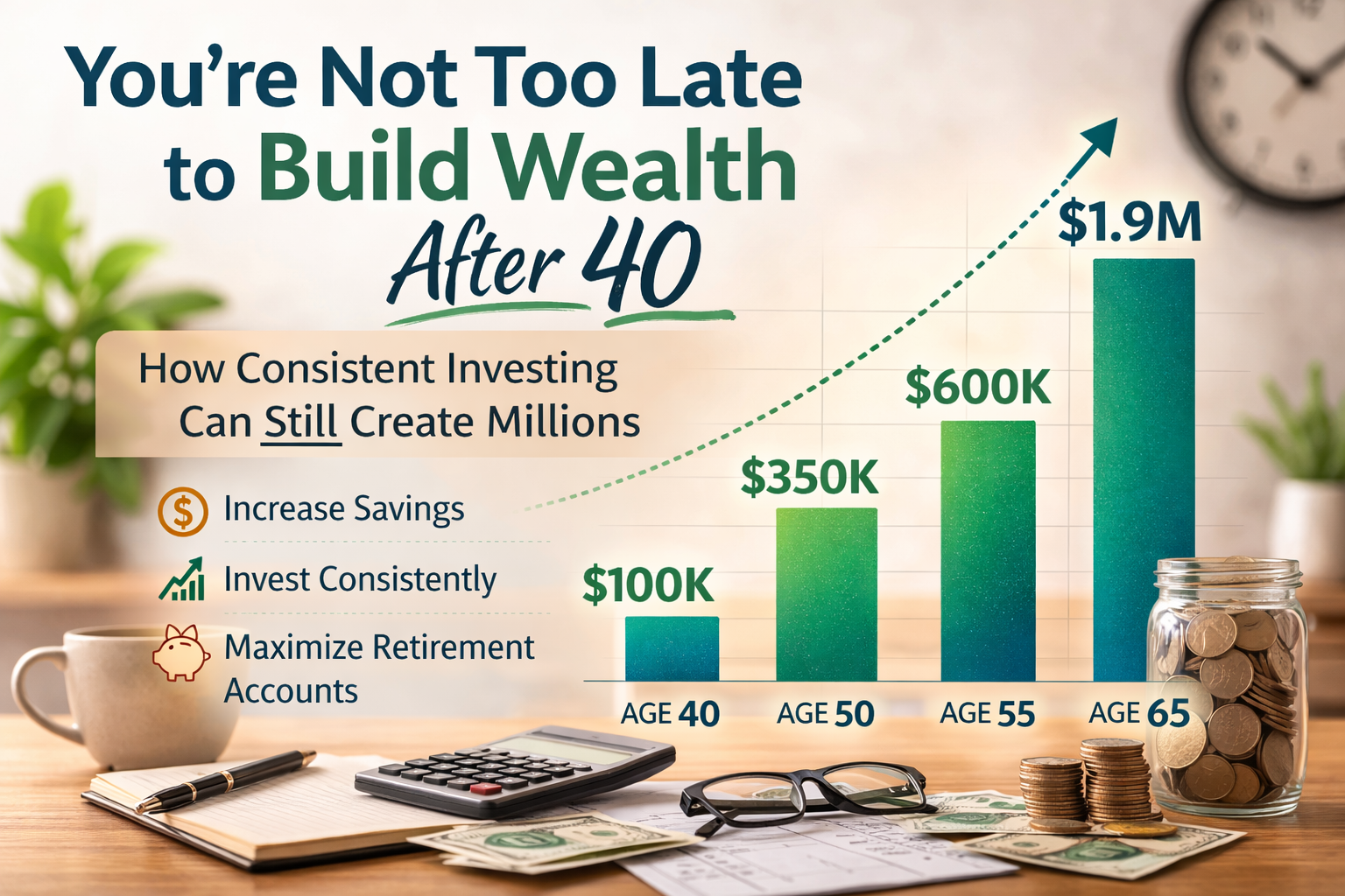 Is It Too Late to Build Wealth After 40?