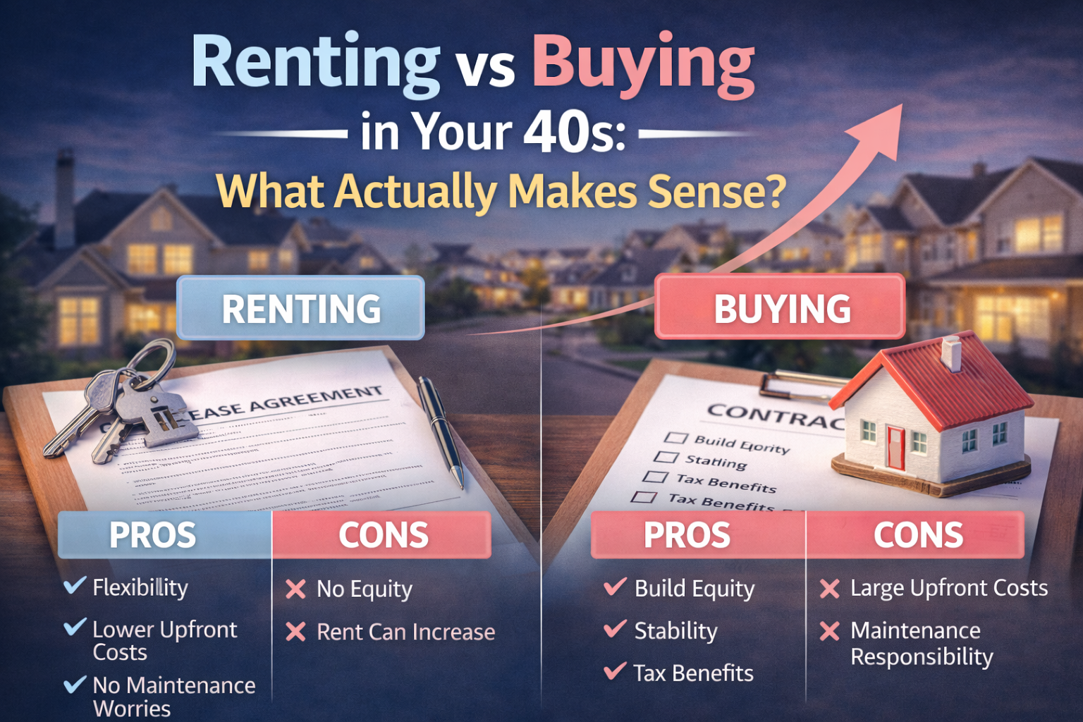 Renting vs Buying in Your 40s: What Actually Makes Sense?