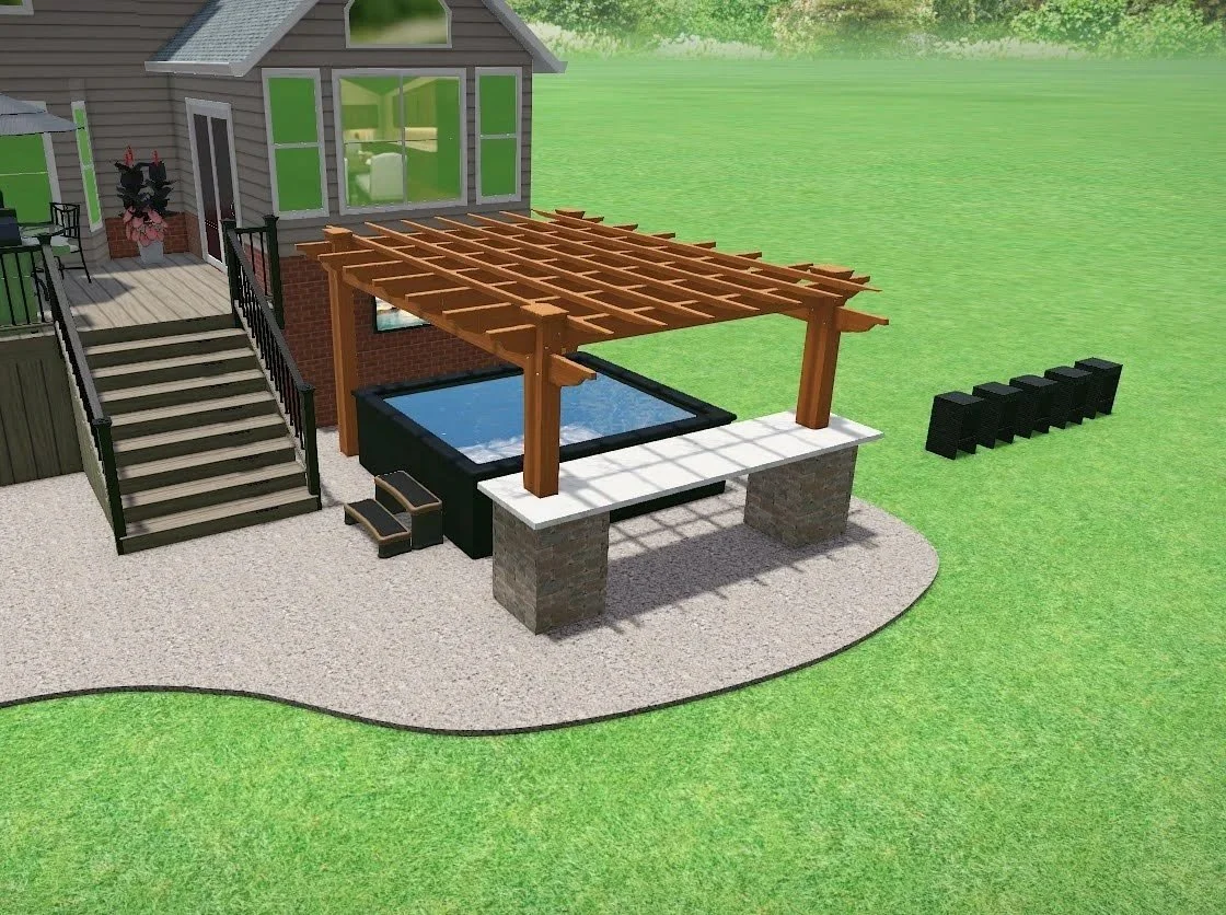 3d Landscape Design & Outdoor Living visualization by GLC