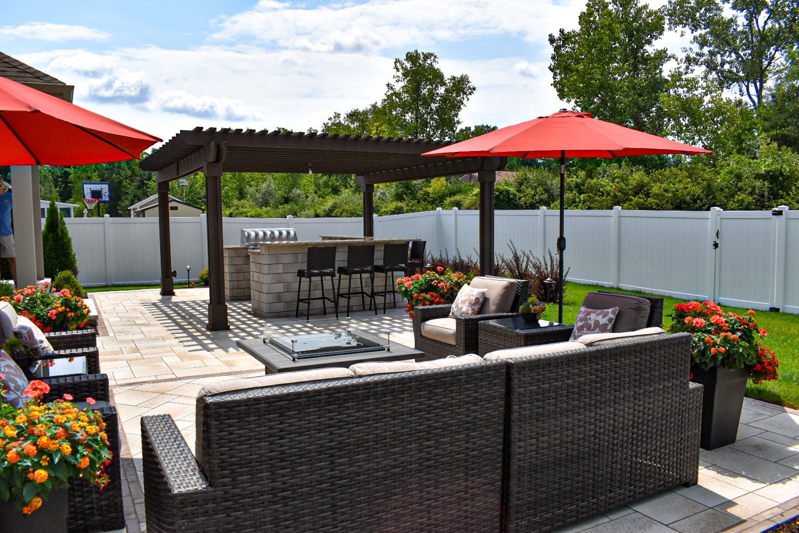 Creating a Cozy Corner With a Stylish Pergola and a Warm Fire Pit for Your Trenton, MI Home