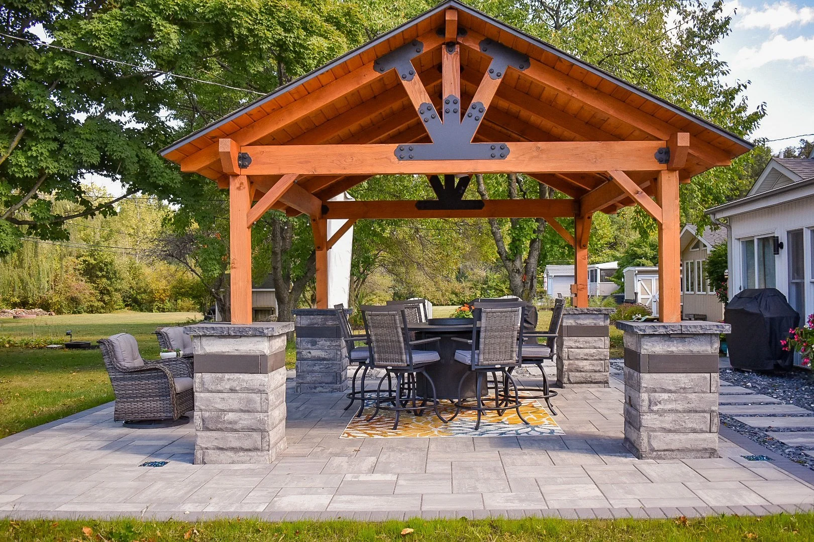 Building Your Backyard Retreat: Pavilions and Landscaping in Trenton, MI