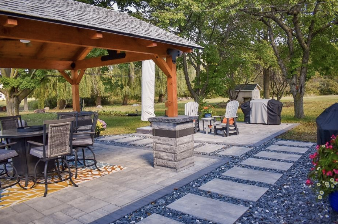 Choosing Unilock Pavers for a New Boston, MI Pavilion Delivers Stellar Designs and Custom Surfaces
