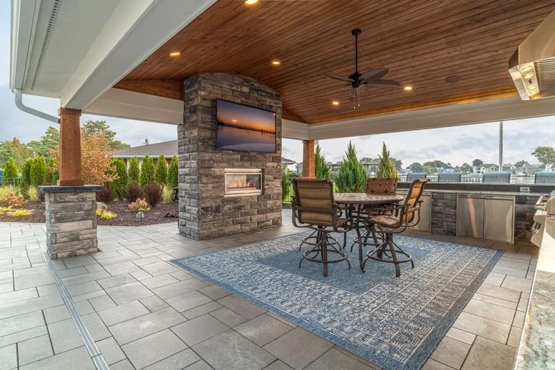 Outdoor Entertaining Made Easy With an Outdoor Kitchen and Pavilion in the Flat Rock, MI Area